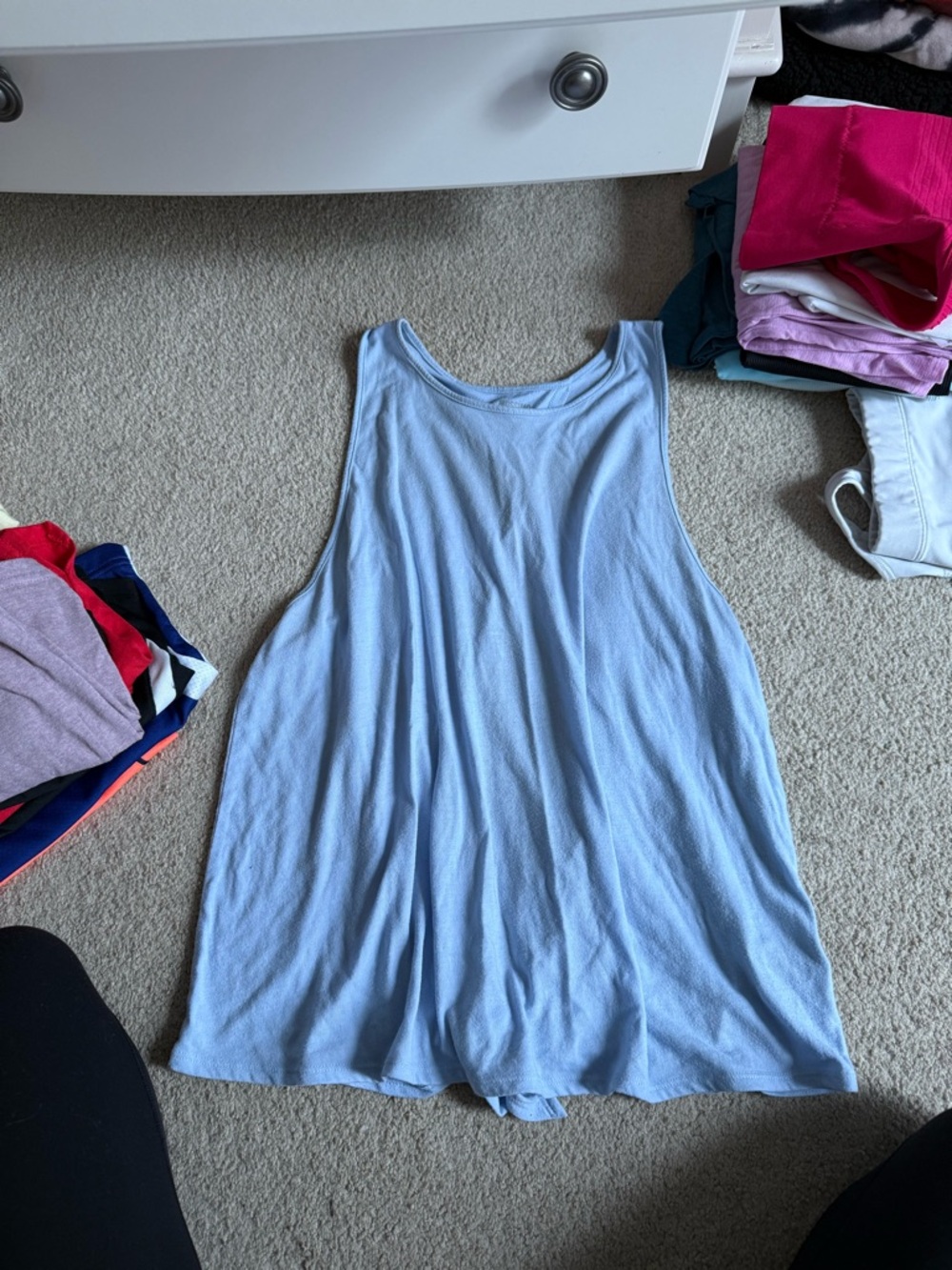Light Blue Active Tank Top